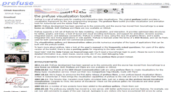 Desktop Screenshot of prefuse.org
