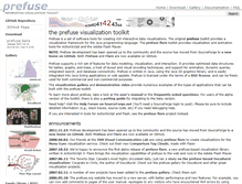 Tablet Screenshot of prefuse.org